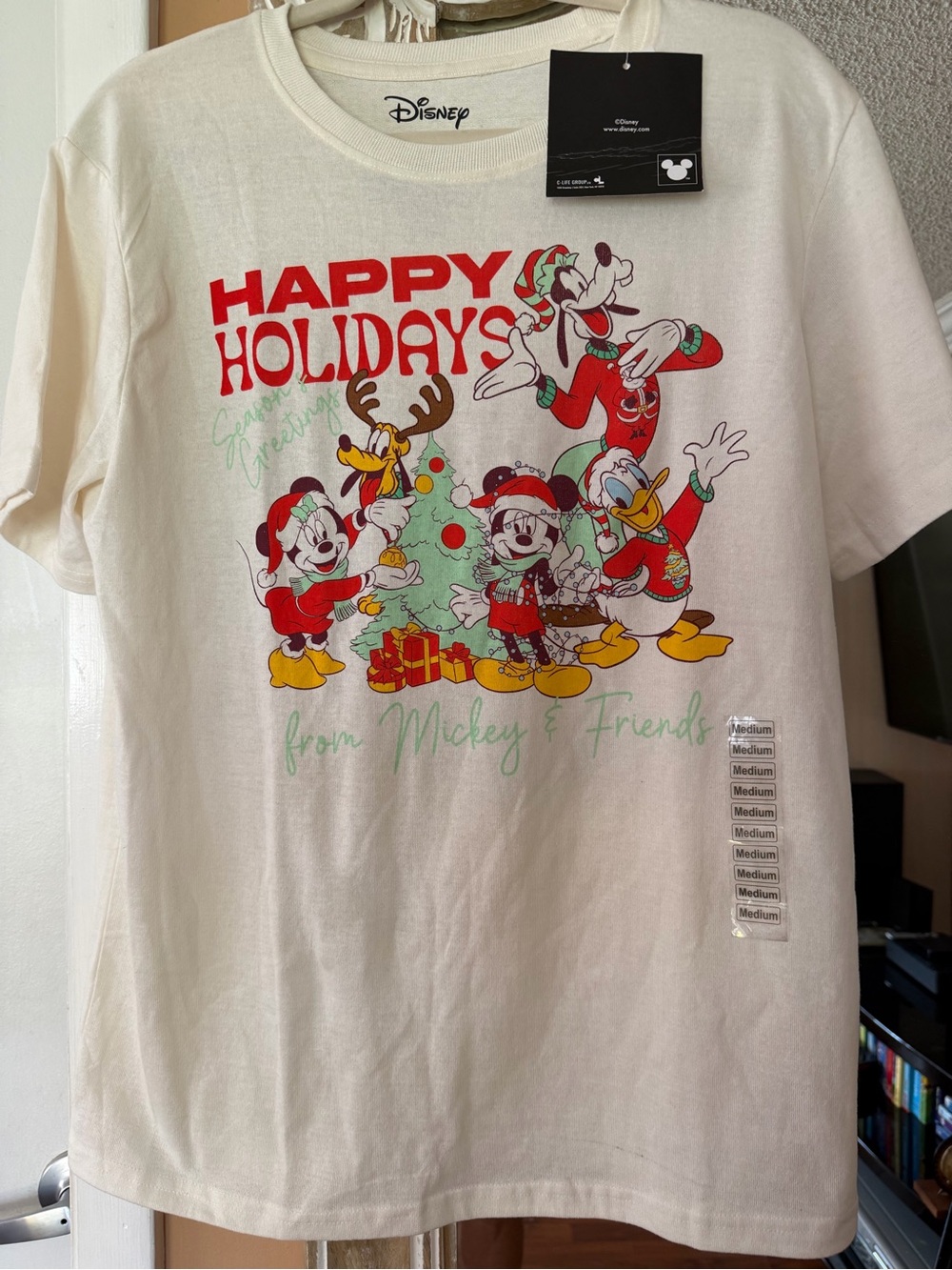 Disney Happy Holidays Mickey & Friends Holiday T‑Shirt